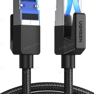 UGREEN Cat8 Pure Copper Ethernet Cable Braided 15m (Black)