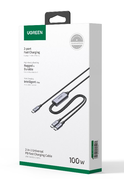 UGREEN 2-in-1 Universal PD Fast Charging Cable 5A Max - Ảnh 2
