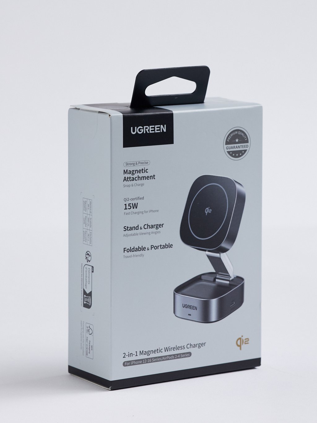 UGREEN 2-in-1 Magnetic Wireless Charger - Ảnh 2