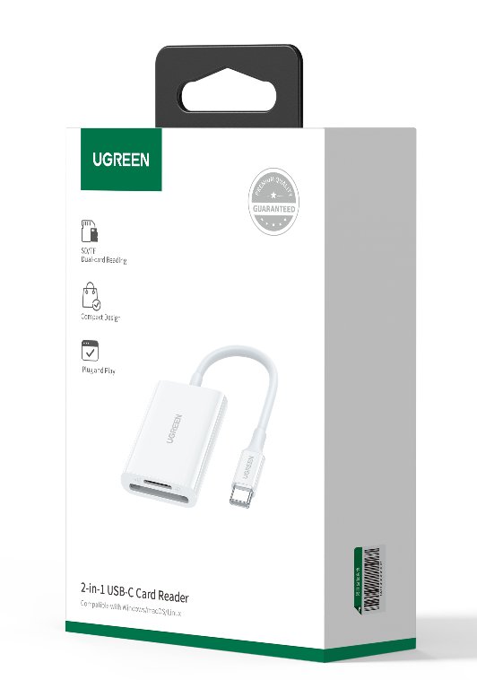 UGREEN 2-in-1 USB-C Card Reader - Ảnh 2