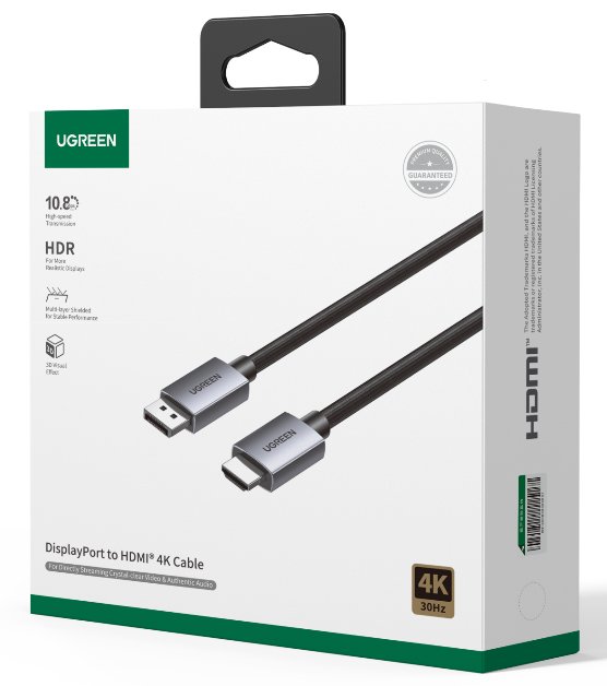 UGREEN DisplayPort to HDMI 4K Cable 1m - Ảnh 6