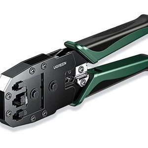 Multi-functional network cable crimper (8P/6P/4P, black and green)