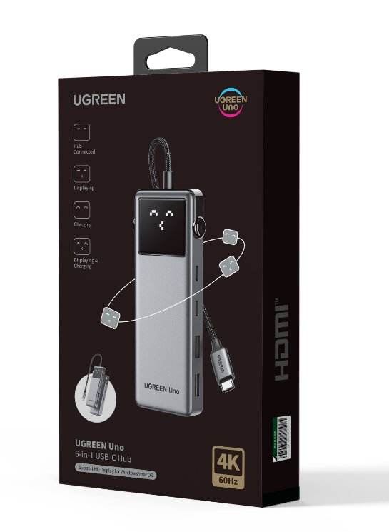 UGREEN 6-in-1 USB-C Hub - Ảnh 2