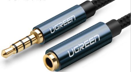 UGREEN 3.5mm Male to 3.5mm Female Extension Cable 1m (Black) - Ảnh 13