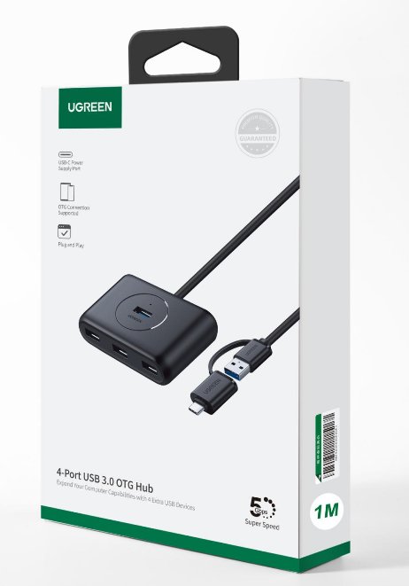 UGREEN USB 3.0 Hub 0.5m (Black) - Ảnh 6