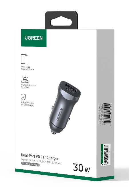 UGREEN A+C Dual-Port Car Charger PD30W+SCP22.5W - Ảnh 2