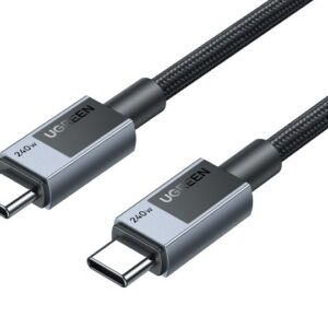 UGREEN USB-C to USB-C PD Fast Charging Cable Space Gray 1m