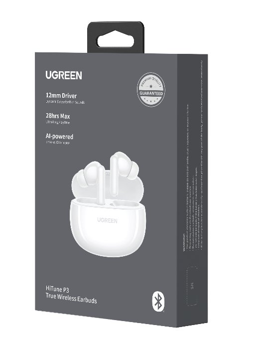 UGREEN HiTune P3 True Wireless Earbuds White - Ảnh 2