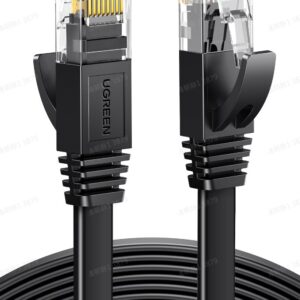 UGREEN Cat 6 U/UTP Lan Flat Cable 1m (Black)