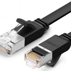 UGREEN Cat 6 U/UTP Pure Copper Ethernet Flat Cable 3m (Black)