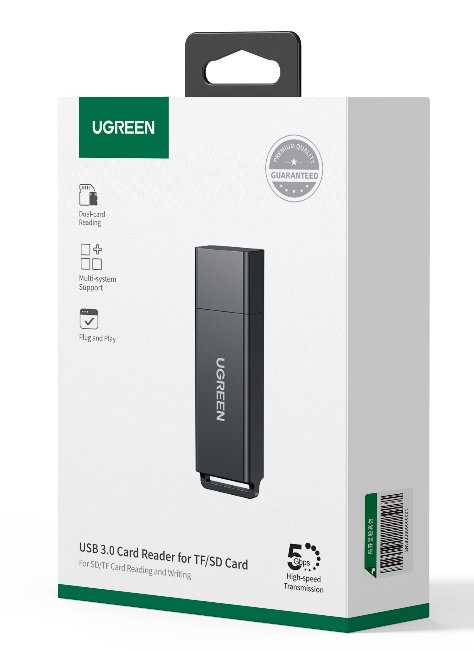 UGREEN USB-A 3.0 to TF/SD/CF/MS Multifunction Card Reader Multi-Read - Ảnh 2