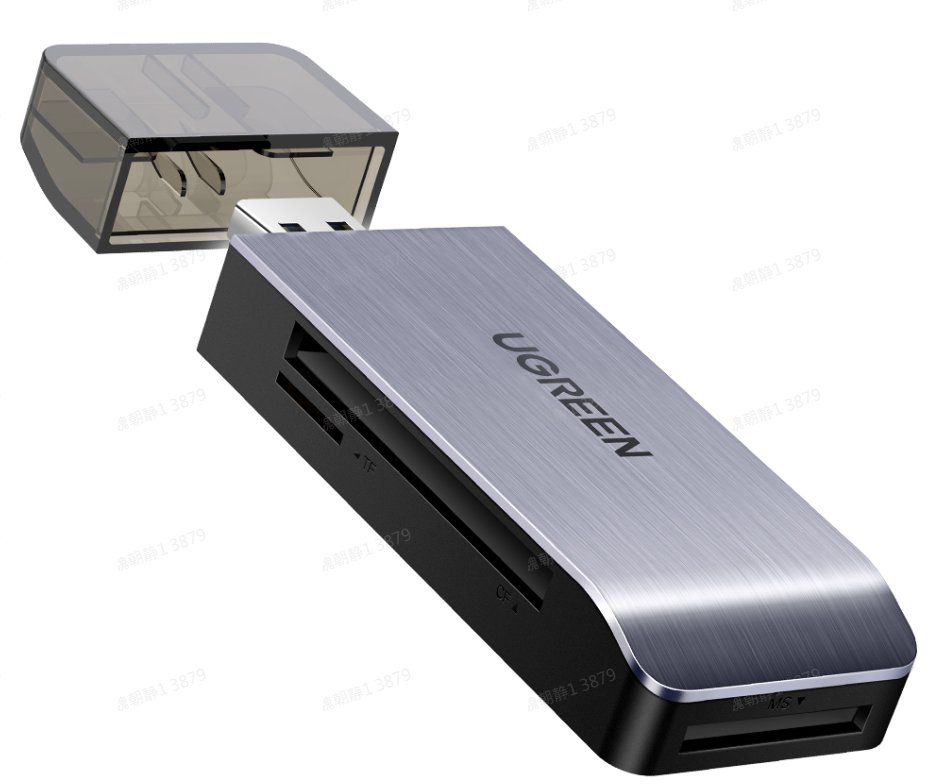 UGREEN USB-A 3.0 to TF/SD/CF/MS Multifunction Card Reader Multi-Read
