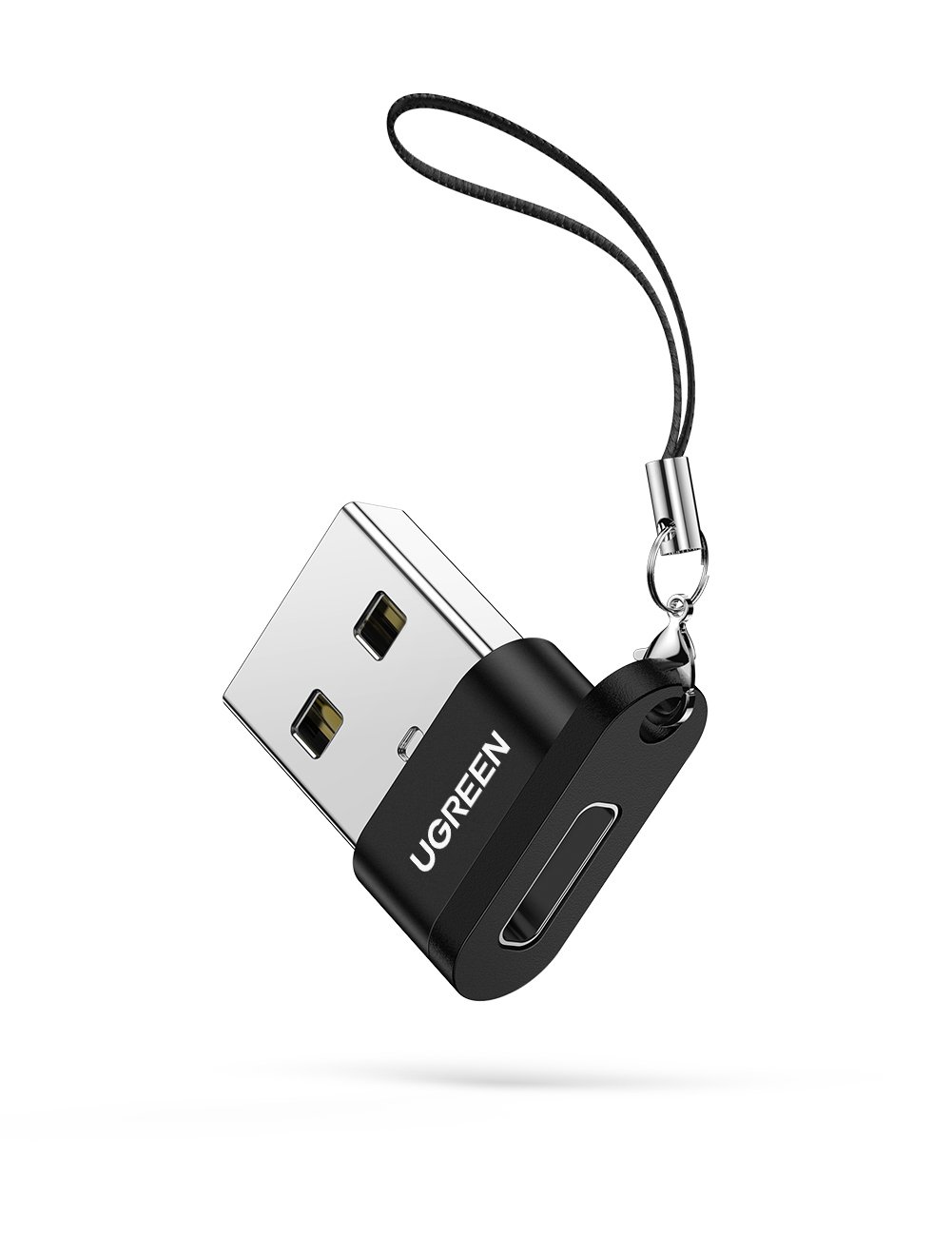 UGREEN USB A Male to USB-C Female Adapter (Black)