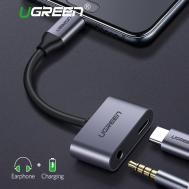 UGREEN 2 Ports USB-C Hub + 3.5mm Audio