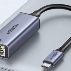 UGREEN USB Type C to 10/100/1000M Ethernet Adapter (Space Gray)