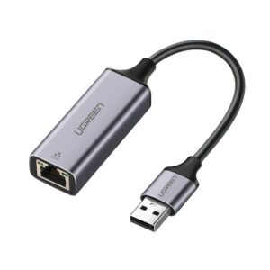 UGREEN USB to RJ45 Ethernet Adapter Aluminum Case (Space Gray)