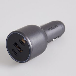 UGREEN 130W 3-Port Fast Car Charger Set Kèm Cáp 1m