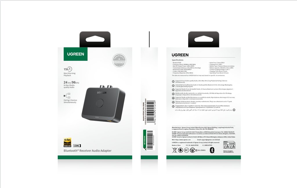 UGREEN Bluetooth Receiver Audio Adapter - Ảnh 2
