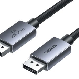 UGREEN DisplayPort 16K Cable Male to Male Aluminum Alloy Shell 1m