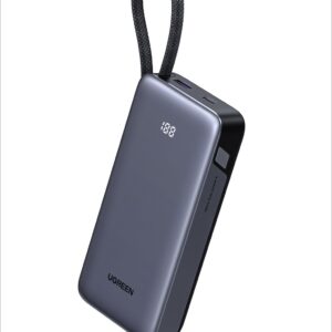 20000mAh 45W 1C1A Power Bank with 1* 45W Built-in Cable