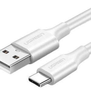 UGREEN USB-A 2.0 to USB-C Cable Nickel Plating 1.5m (White)