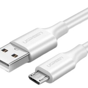 UGREEN USB 2.0 A to Micro USB Cable Nickel Plating 2m (White)