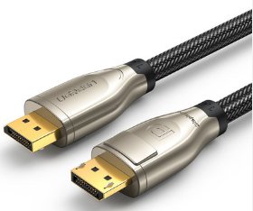 UGREEN 1.4 DP M/M Round Cable Zinc Alloy Shell with Braided 3m (Black)