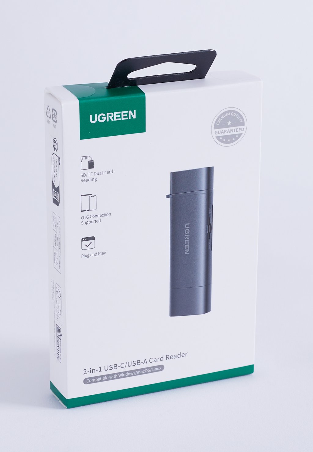 UGREEN 2-in-1 USB-C/USB-A Card Reader - Ảnh 2