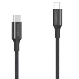 UGREEN USB-C to USB-C PD Fast Charging Braided Cable 5A Max 1m - Đen