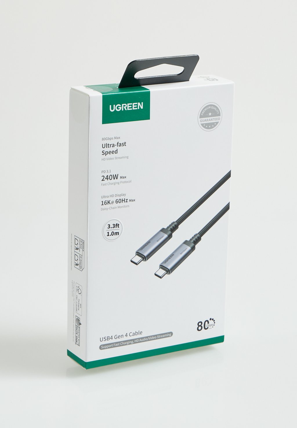 UGREEN USB4 Cable 5A Max 1m - Ảnh 2