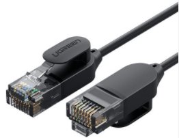 UGREEN CAT 6A Pure Copper Ethernet Cable OD2.8 3m (Black)
