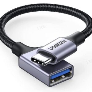 UGREEN USB-C to USB 3.0 OTG Cable Alu Case with Braid (Black)