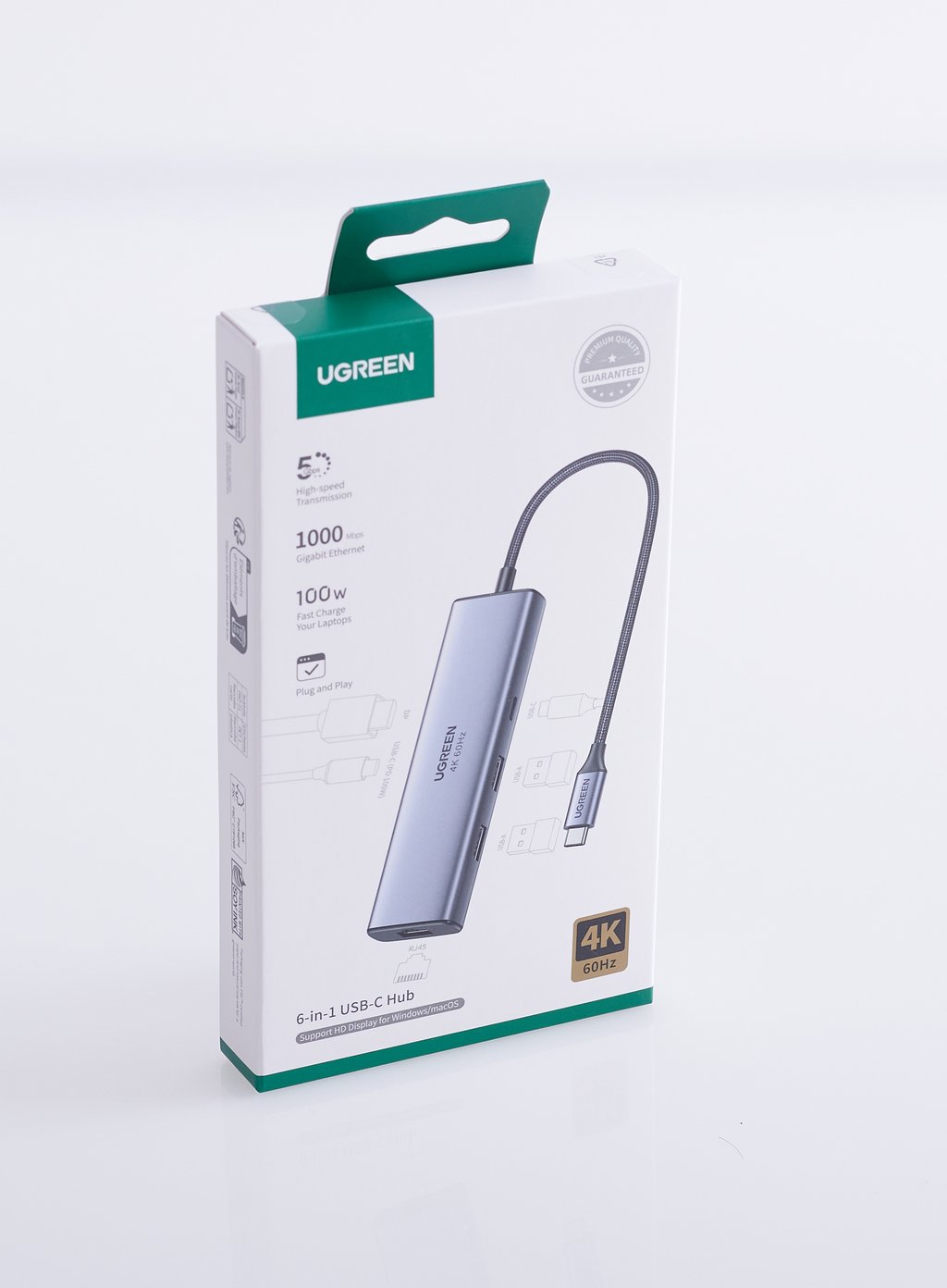 UGREEN 6-in-1 USB-C Hub - Ảnh 2