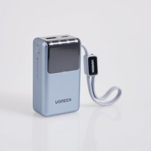 55W USB-C cable + 55W USB-C + 33W USB-A, 10000mAh capacity, Starlight Blue (LY)