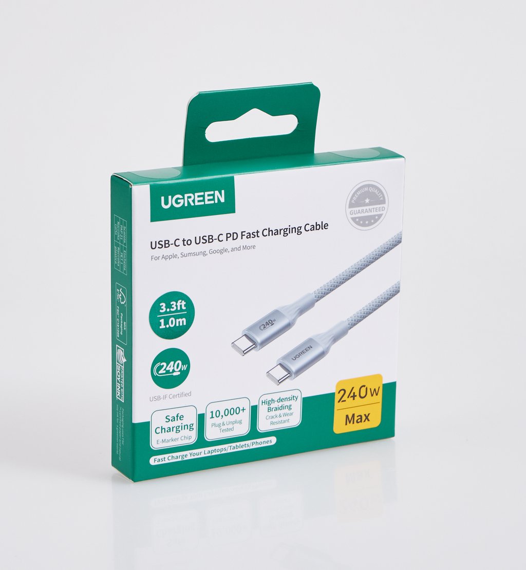 UGREEN USB-C to USB-C PD Fast Charging Cable 1m - Ảnh 2