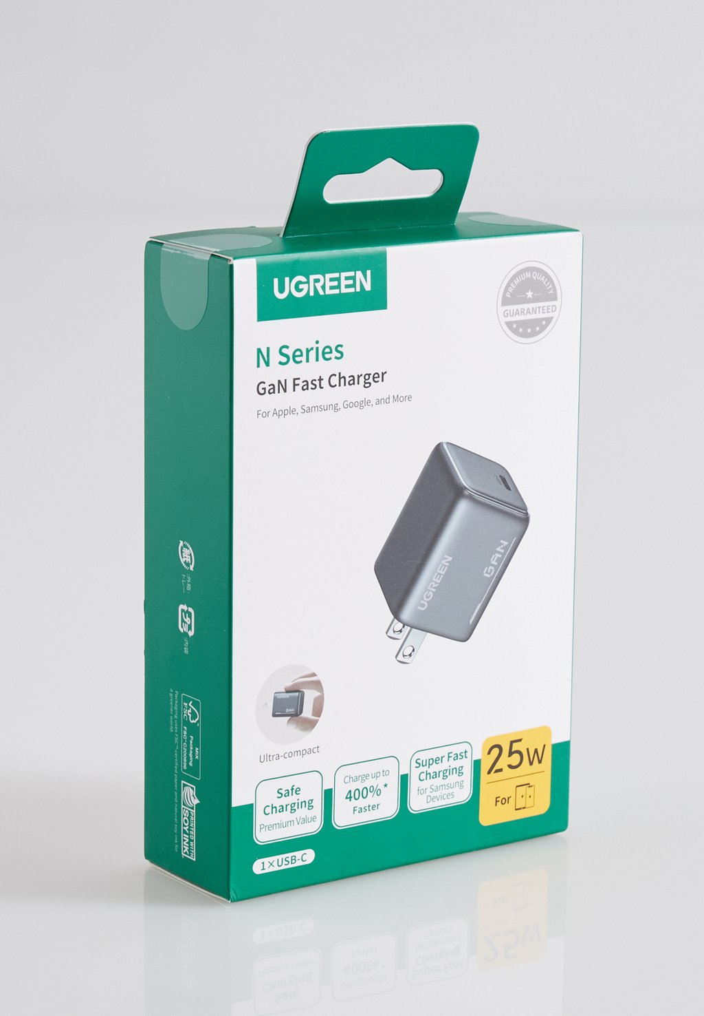 UGREEN 25W USB-C GaN Fast Charger US - Ảnh 2