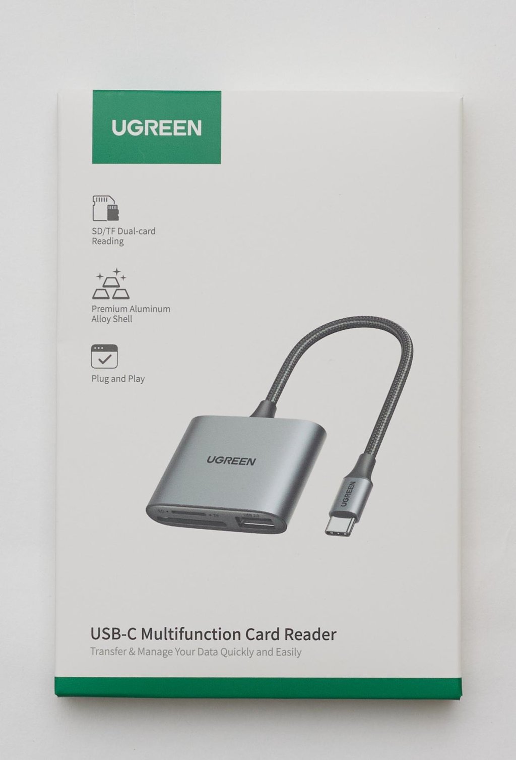 UGREEN USB-C to SD/TF + USB 2.0 Memory Card Reader - Ảnh 2