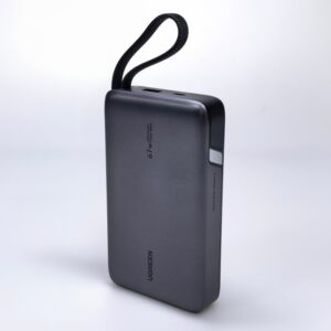 20000mAh 67W 1C1A Power Bank with 1*67W Built-in Cable