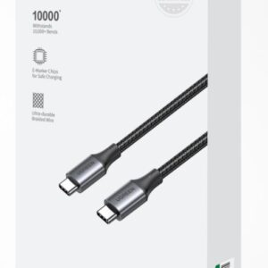 UGREEN USB-C to USB-C PD Fast Charging Cable 5A Max Space Gray 2m