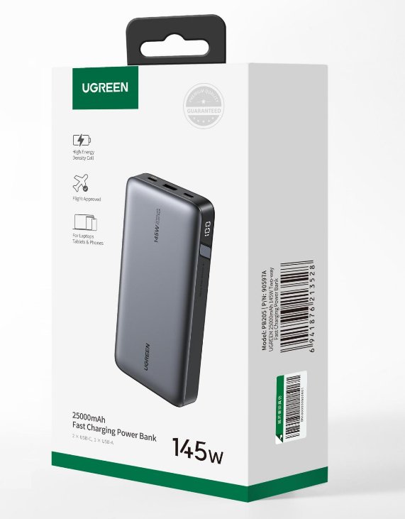 UGREEN 25000mAh 145W Two-way Fast Charging Power Bank - Ảnh 2