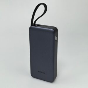 20000mAh 55W 1C1A Power Bank with 1*55W Build-in Cable