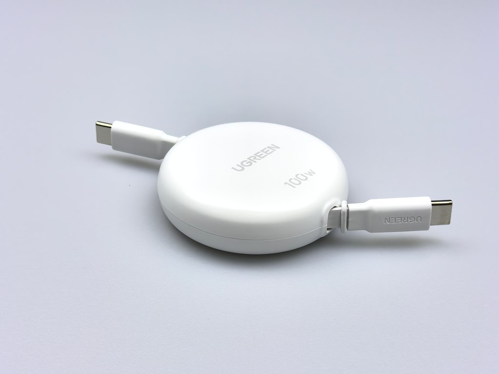 UGREEN USB-C to USB-C PD Fast Charging Retractable Cable 100W Max 1m - Ảnh 3